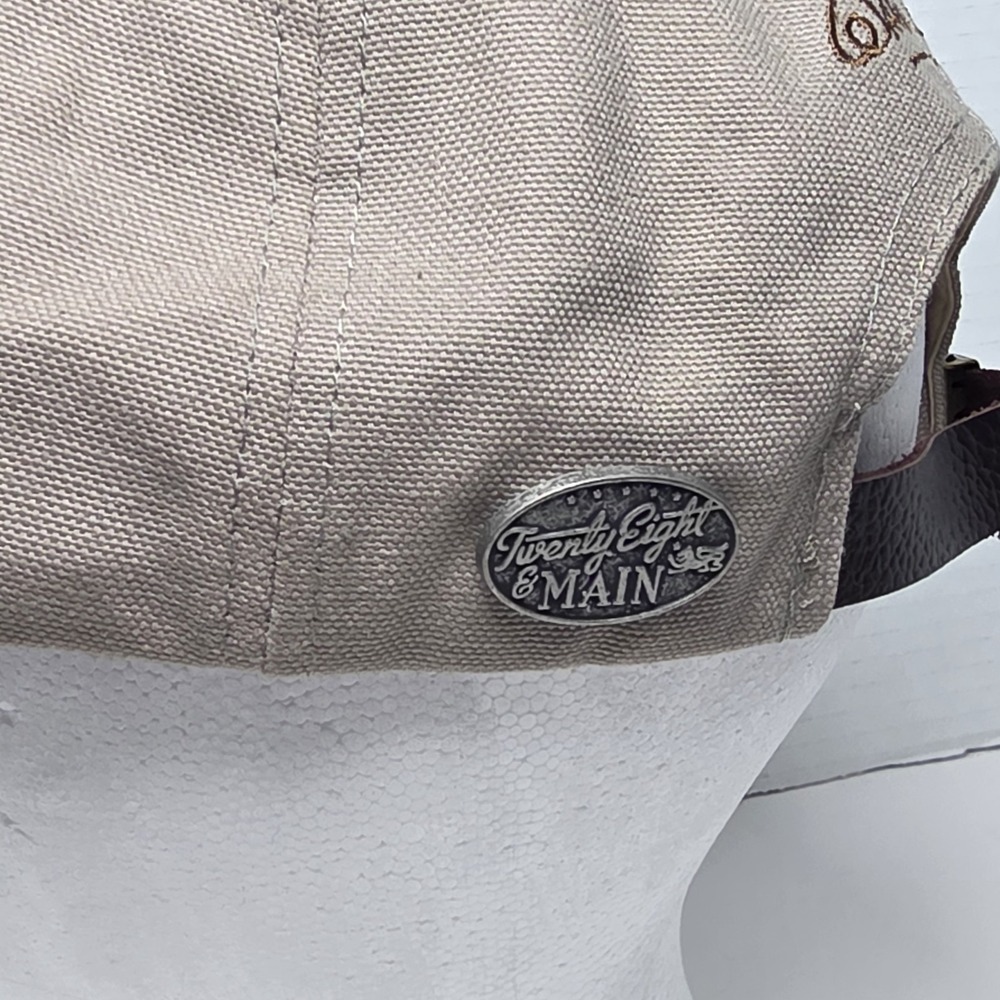 Disney‎ Twenty Eight and Main Hat Ball Cap adj Leather strap EUC - Picture 4 of 8